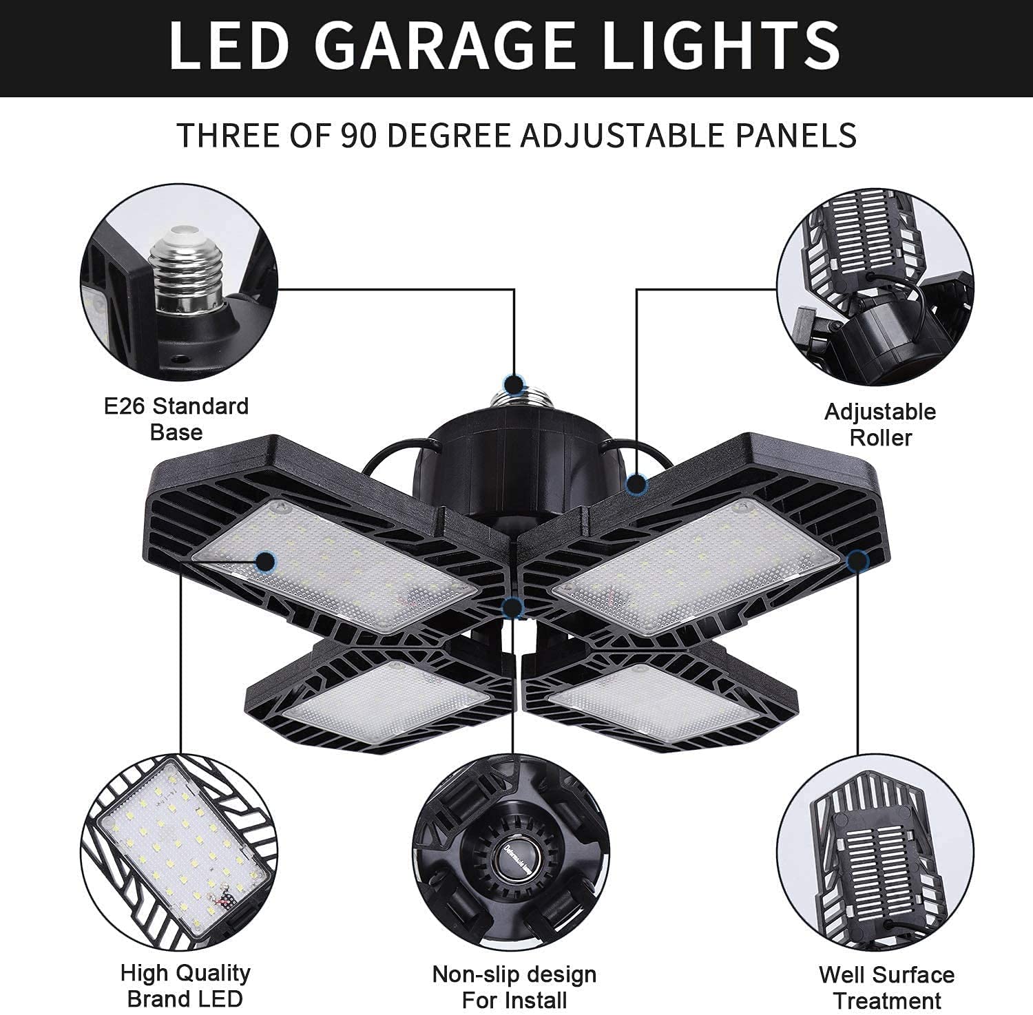 GMximo deformable four-panel design enhances flexibility for task lighting