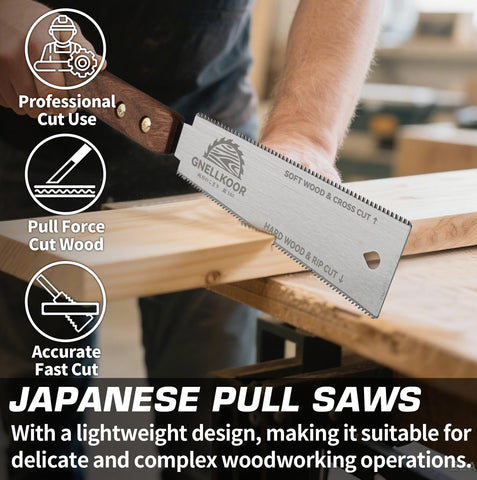 Gnellkoor pull saw cross cut 18tpi edge for clean results