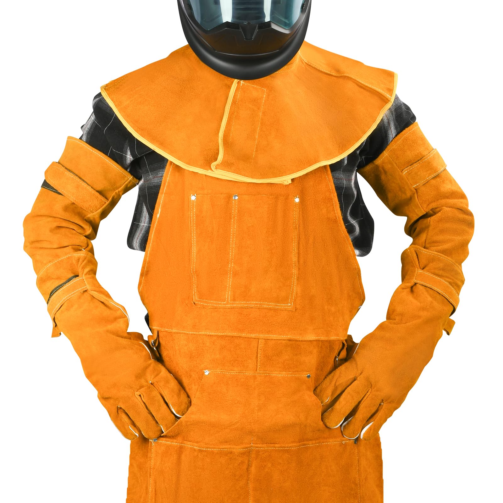 Gnellkoor two-pack leather welding sleeves included.