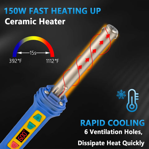 GNI 106-piece colorful welding rods for ABS, PP and more.