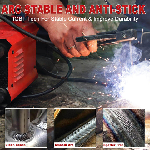 GNI anti-stick feature helps prevent sticking and improves weld starts.