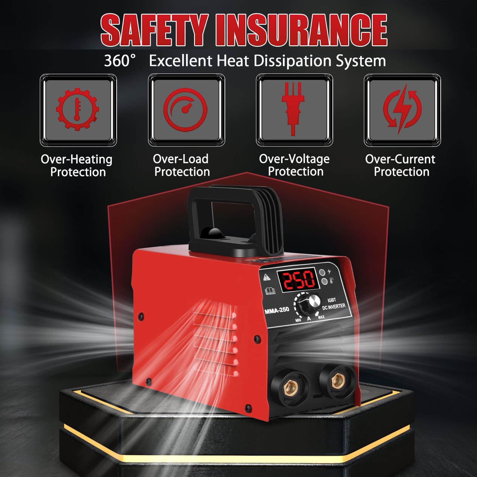 GNI welder safety protections reduce risk during DIY projects.