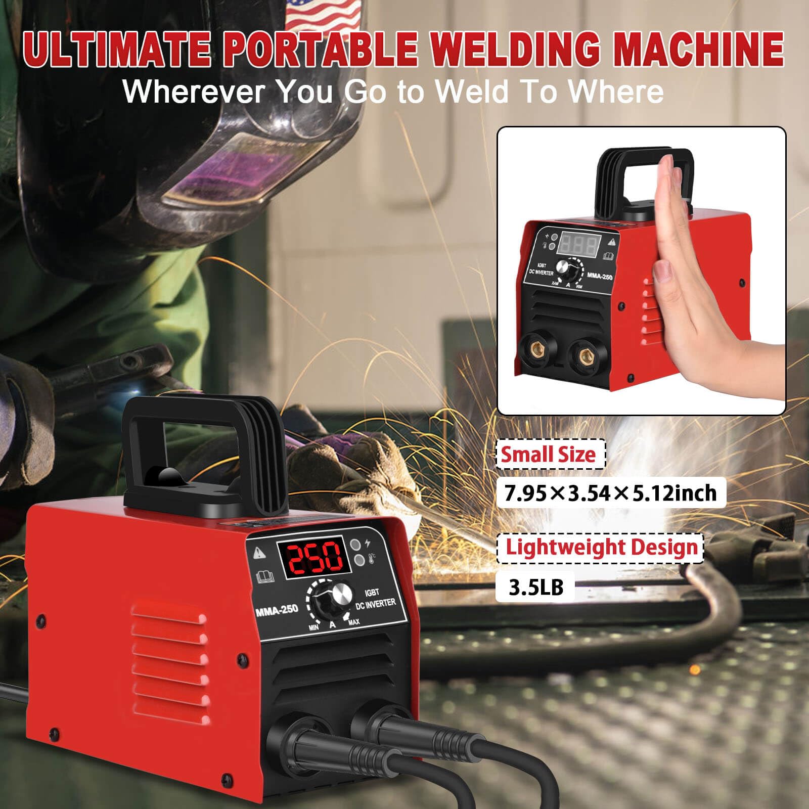 GNI welding kit includes 20 rods for immediate start to metal projects.