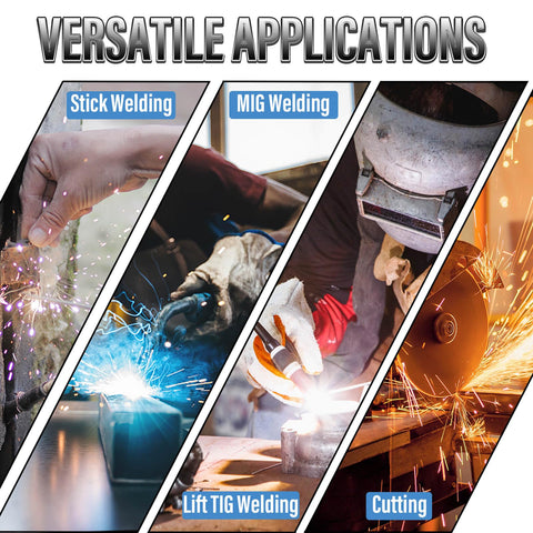 GNI Weldeing helmet rugged housing protects against sparks and grinding