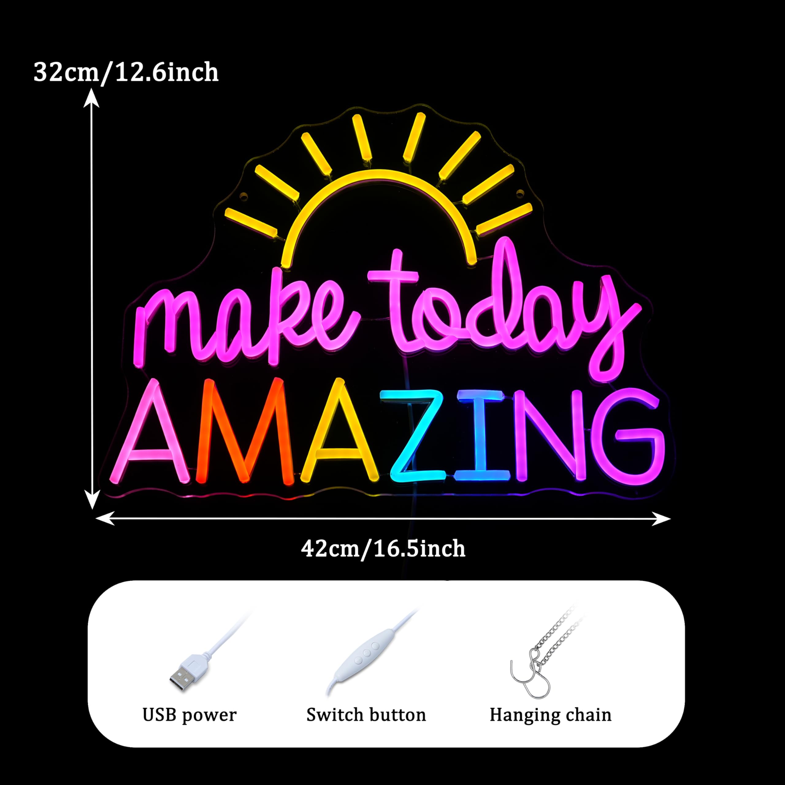 GNVETZLL Ambient warm glow neon light for cozy corners