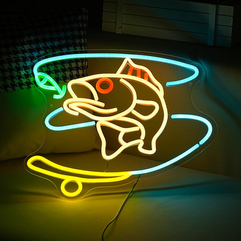 GNVETZLL multicolor LED neon sign sparks colorful decor.