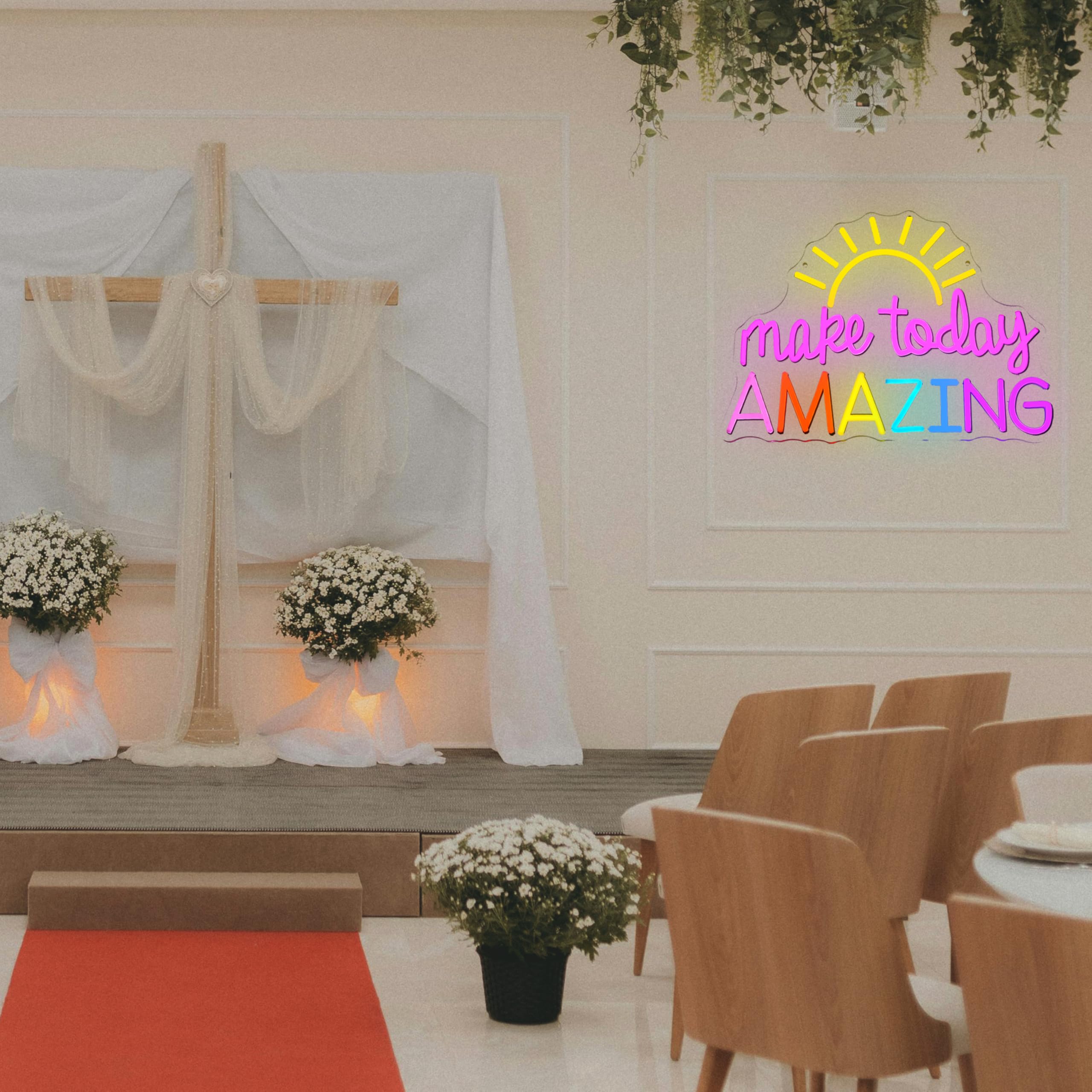 GNVETZLL Party Wedding Cafe neon sign for festive vibes