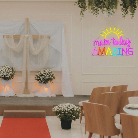 GNVETZLL Party Wedding Cafe neon sign for festive vibes