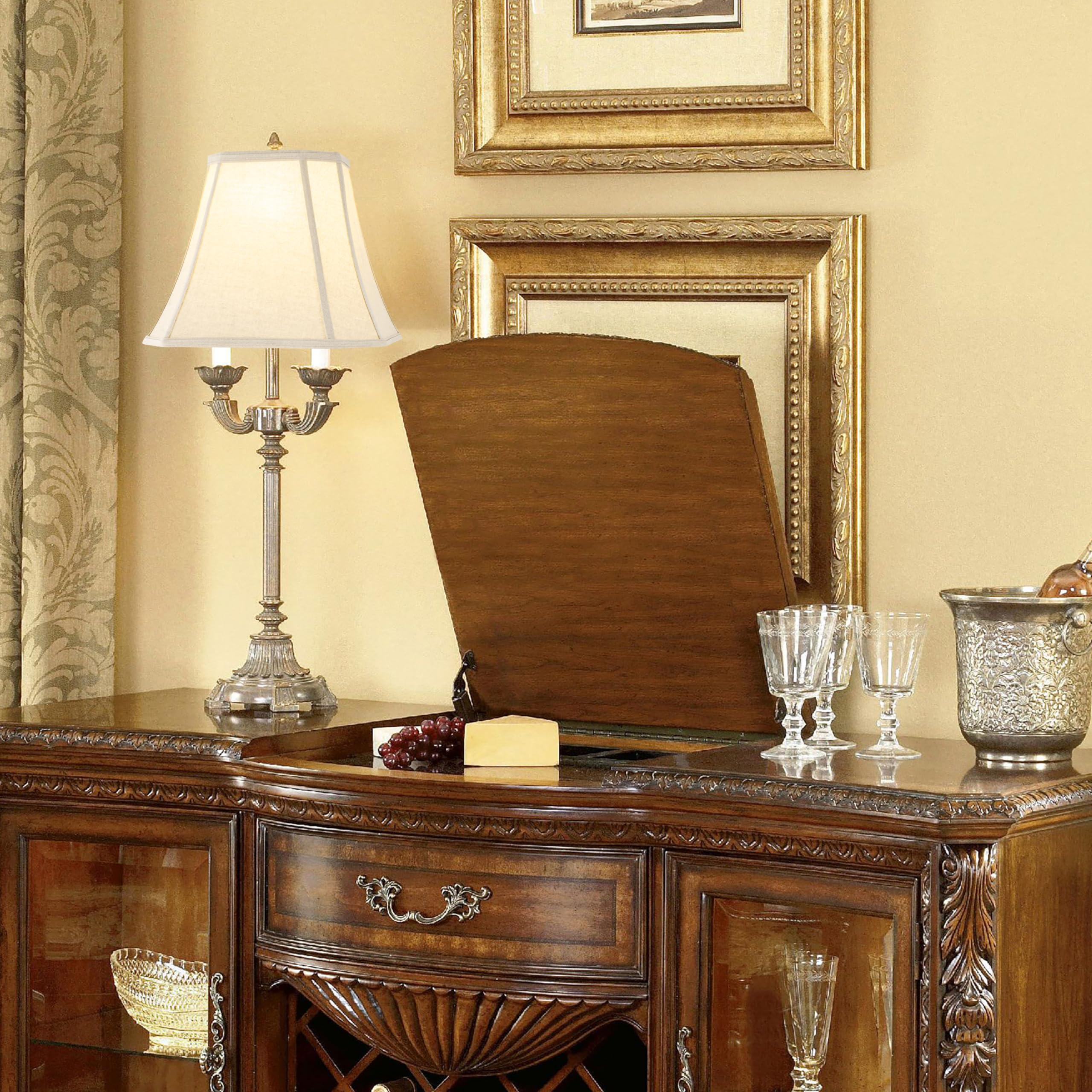 GO&SO beige lampshade diffuses light for comfortable rooms