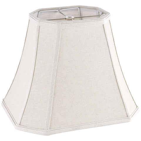 GO&SO square cut corner lampshade beige close-up shows natural fabric texture for warm ambiance
