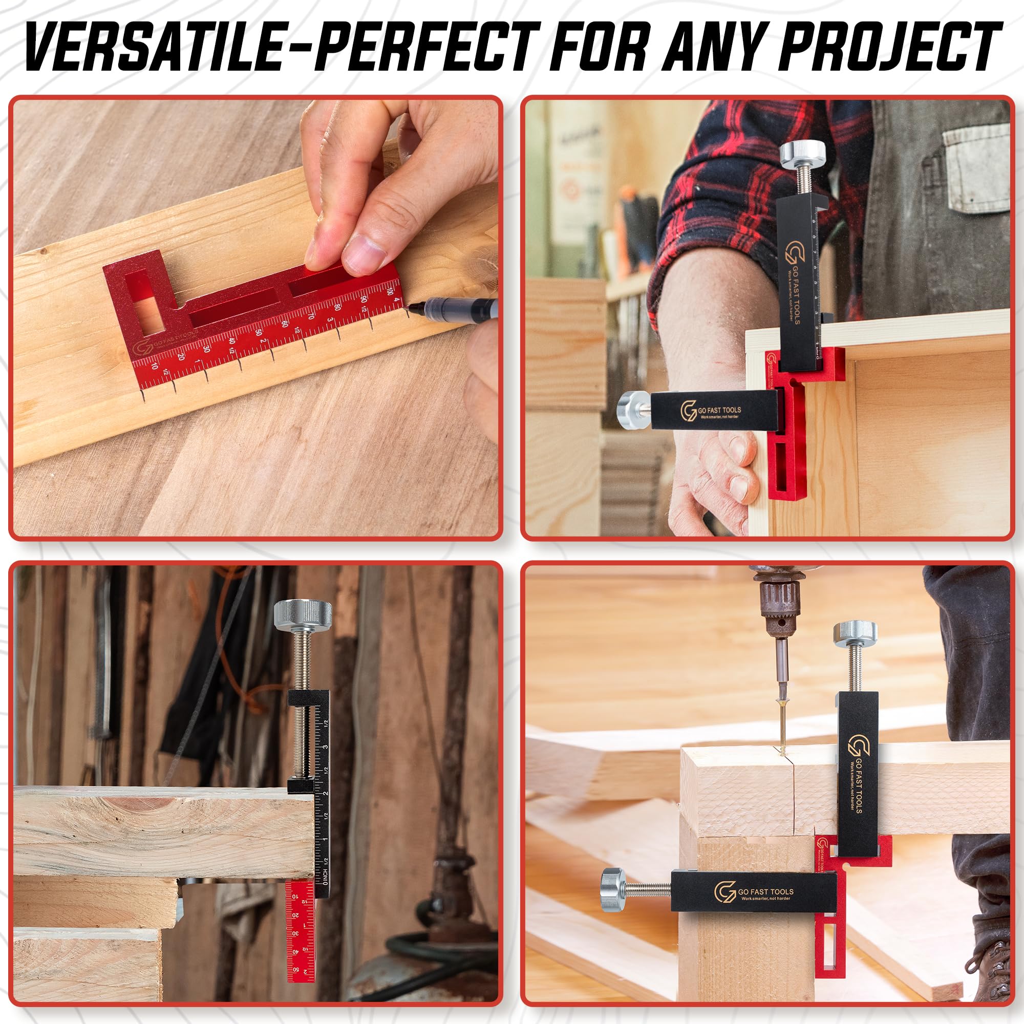 Go Fast Tools soft non-marring pads protect delicate surface finishes while clamping.