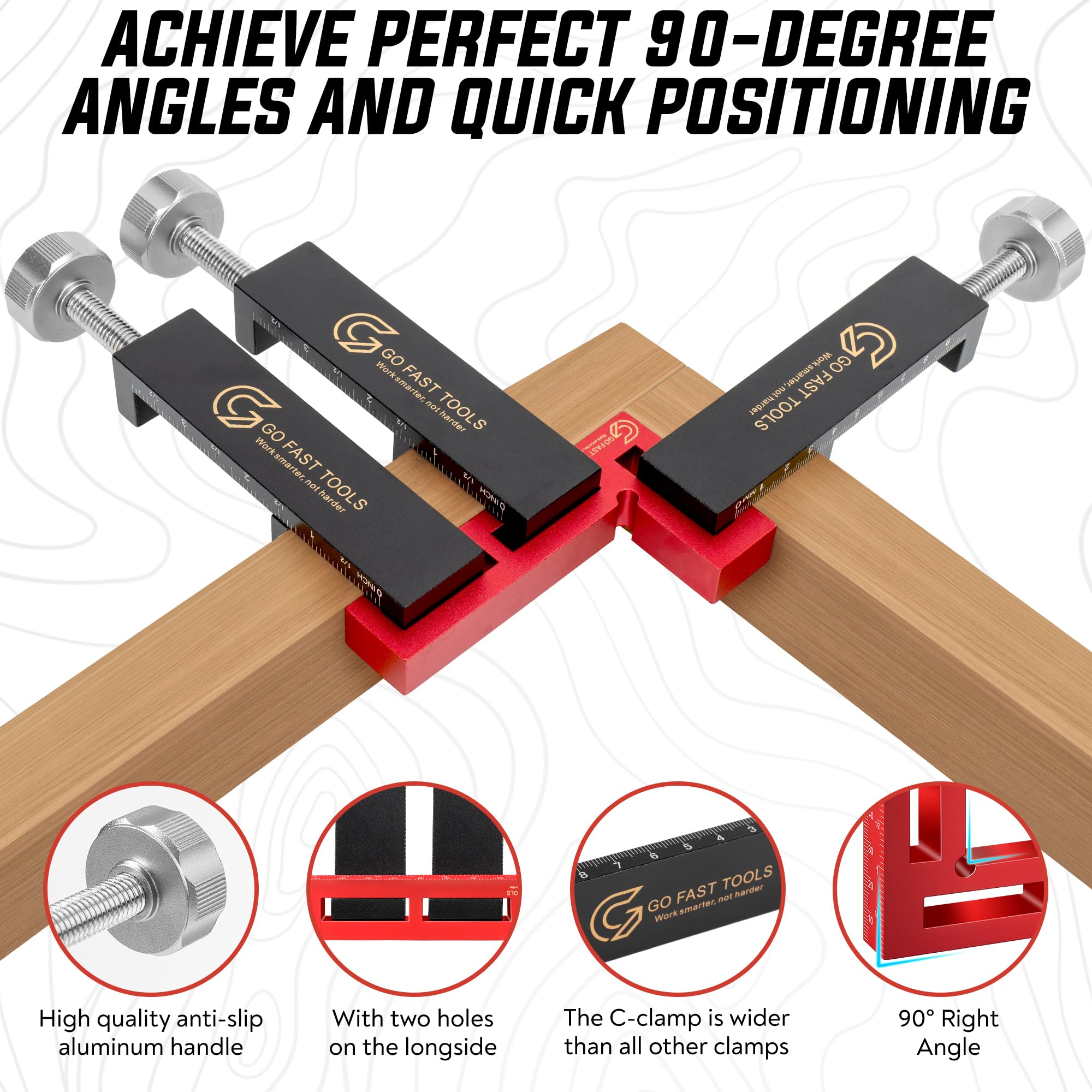 Go Fast Tools upgraded aluminum handles offer comfortable torque and precise control.
