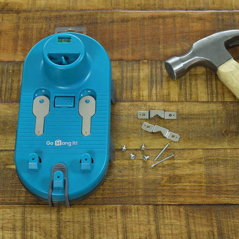 Go Hang It! Pro complete kit supports quick, accurate wall displays.