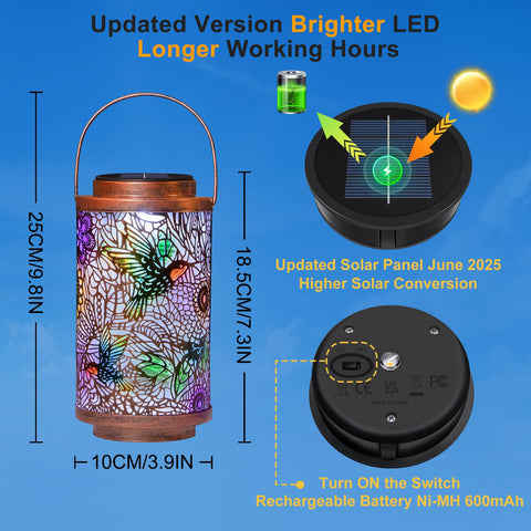 Go2garden backyard pathway lantern lights guiding evenings with soft multicolor glow