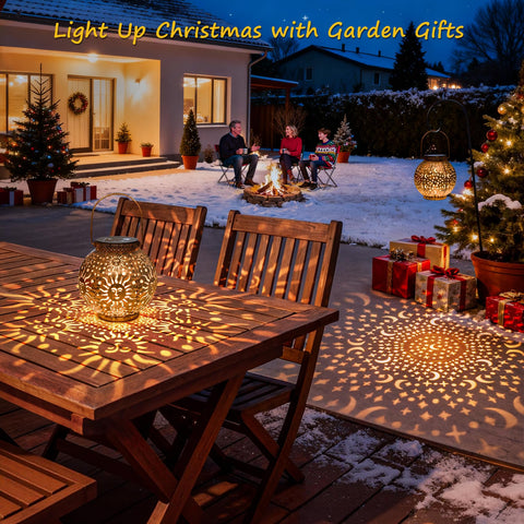 Go2garden sun lantern casts warm light along paths and patios.