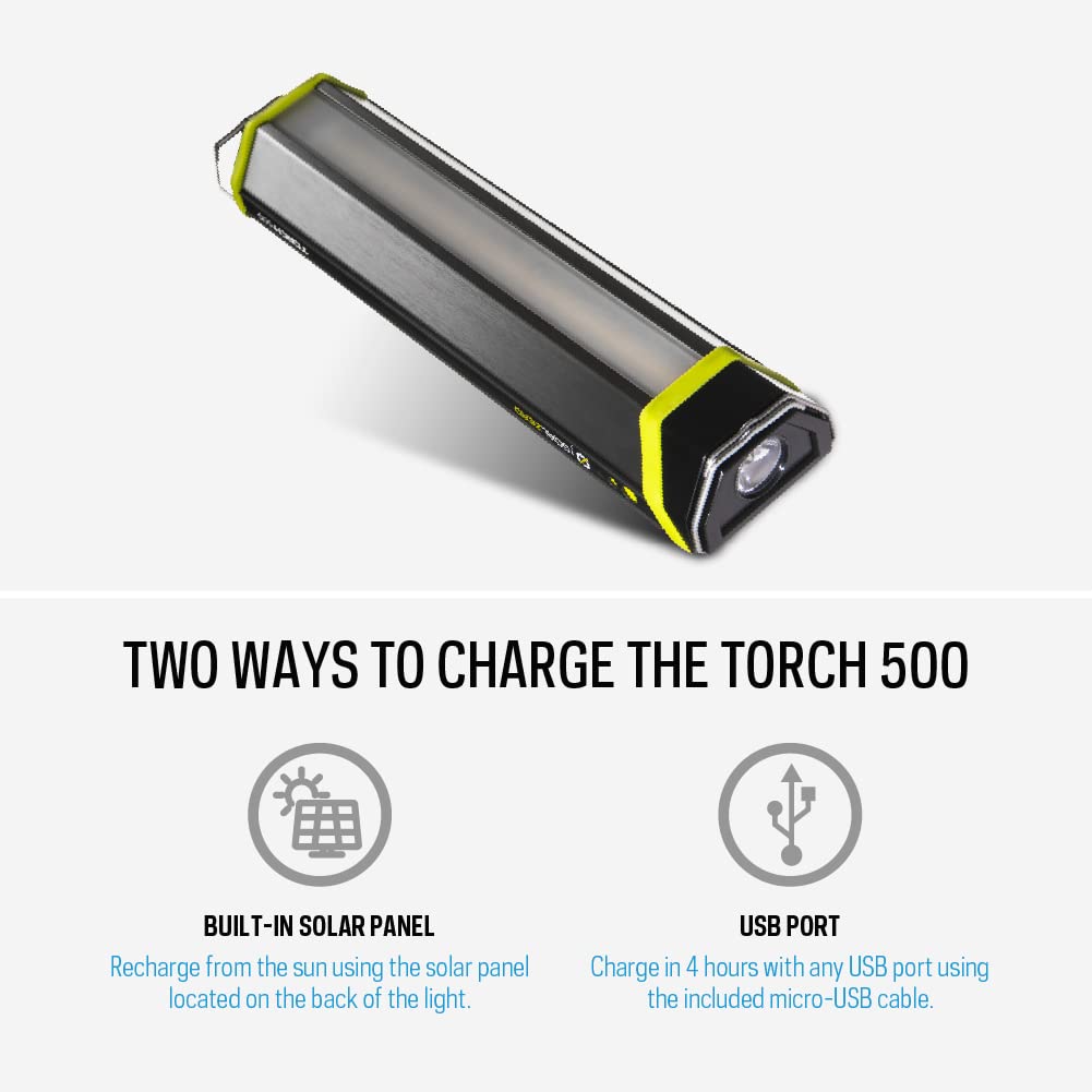 Goal Zero Torch Light resists sand and dust in harsh environments.