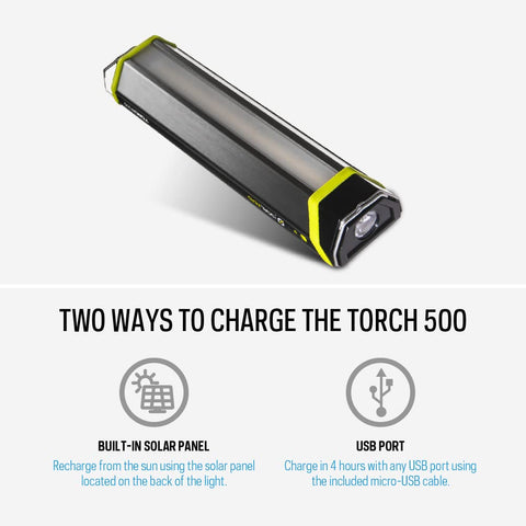Goal Zero Torch Light resists sand and dust in harsh environments.