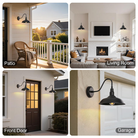 E26 base compatibility supports LED CFL or incandescent bulbs