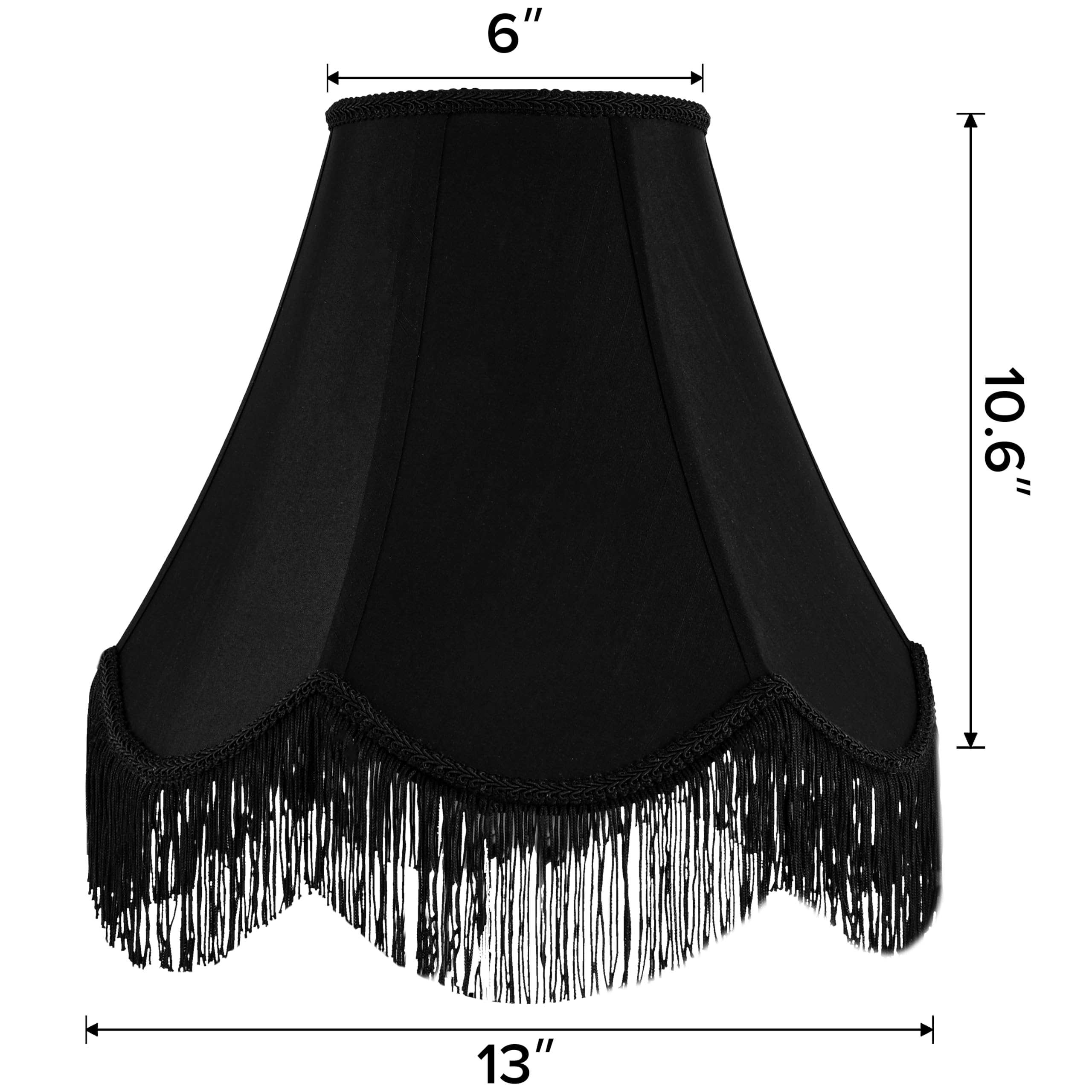 GO&SO fringe trim lamp shade enhances retro interiors with warm light