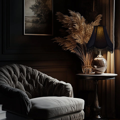 GO&SO warm glow from premium black fabric shade