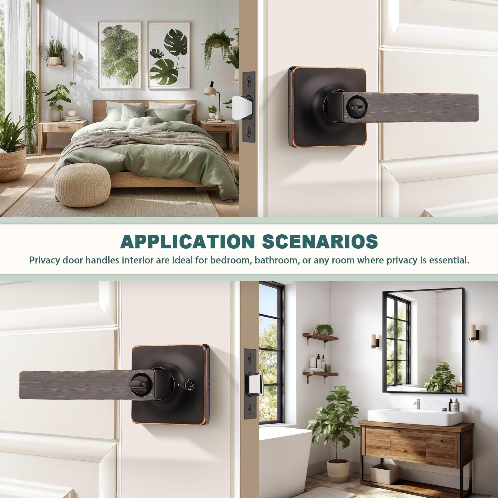 GOBEKOR adjustable backset 60-70mm fits most standard doors.