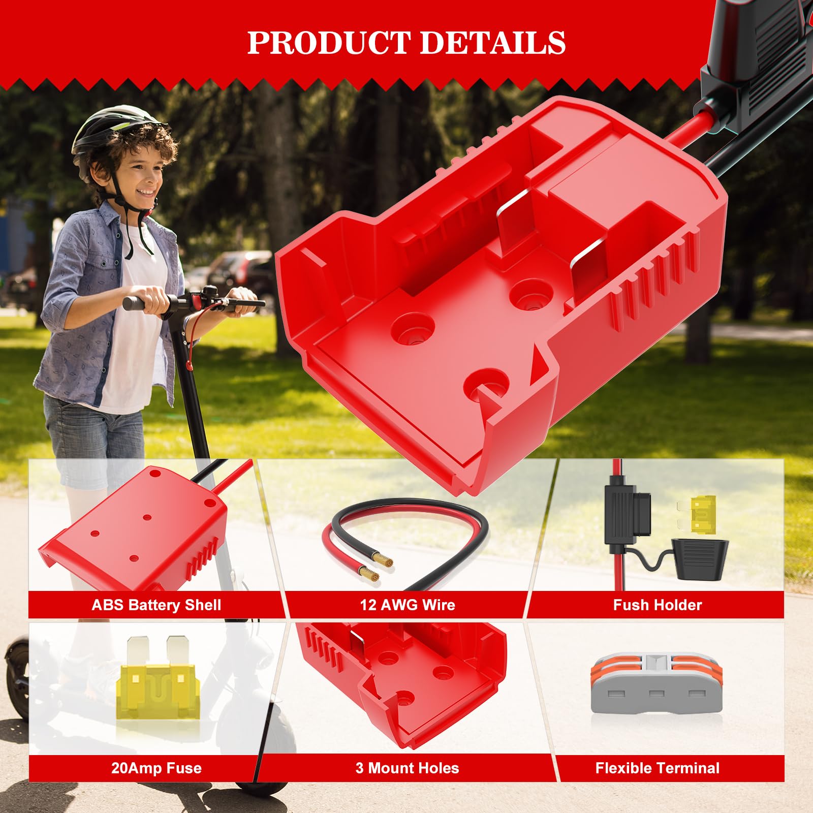 Gobrete 12AWG silicone wires enable reliable high-current power transfer.