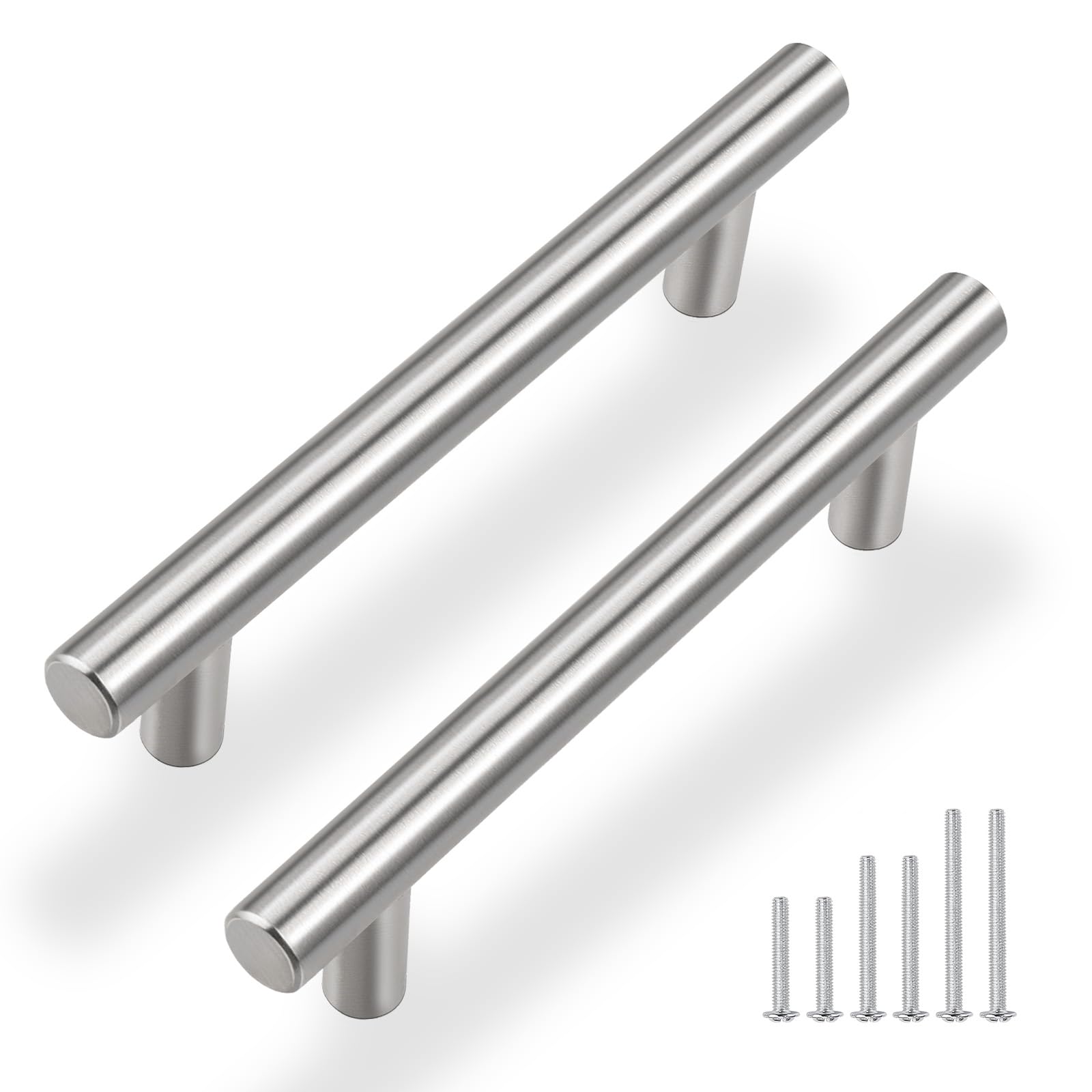 Gobrico 30-pack 96mm pulls, front view, ideal for upgrading kitchen cabinets