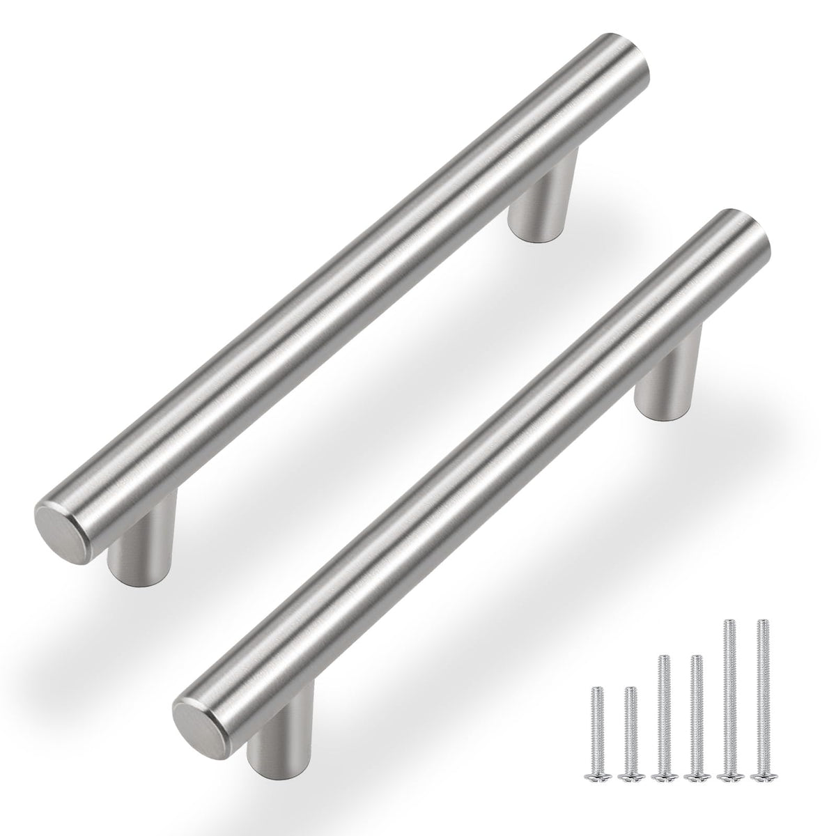 Gobrico 30-pack 96mm pulls, front view, ideal for upgrading kitchen cabinets
