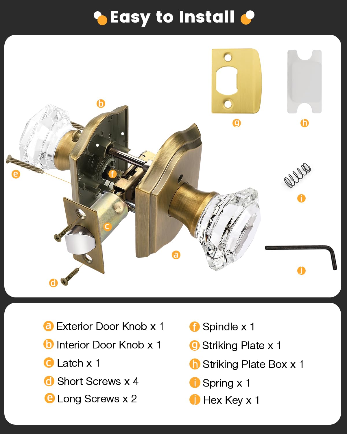 Gobrico easy installation with hardware included for quick setup