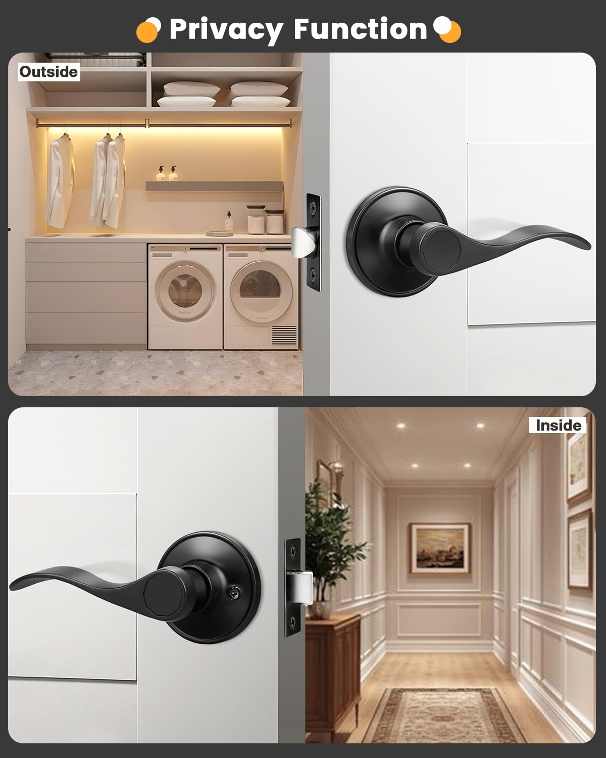 Gobrico easy-install lever that installs with a screwdriver in minutes.