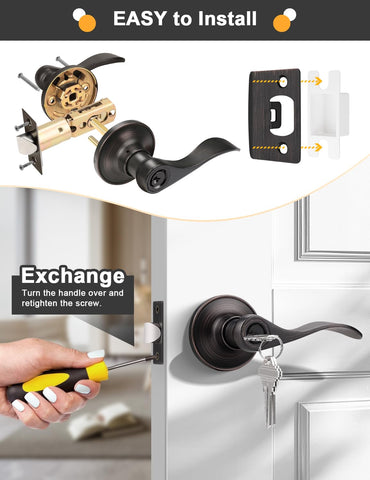 Gobrico mounting screws, plate, and keys included for easy installation