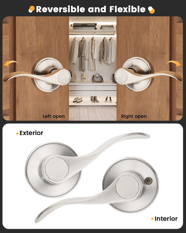 Latch area demonstrates Gobrico compatibility with standard doors