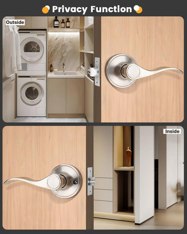Gobrico packaging image indicating DIY-ready interior door hardware