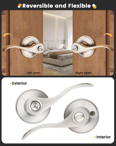 Gobrico easy installation includes latch, strike plate, screws for quick setup.