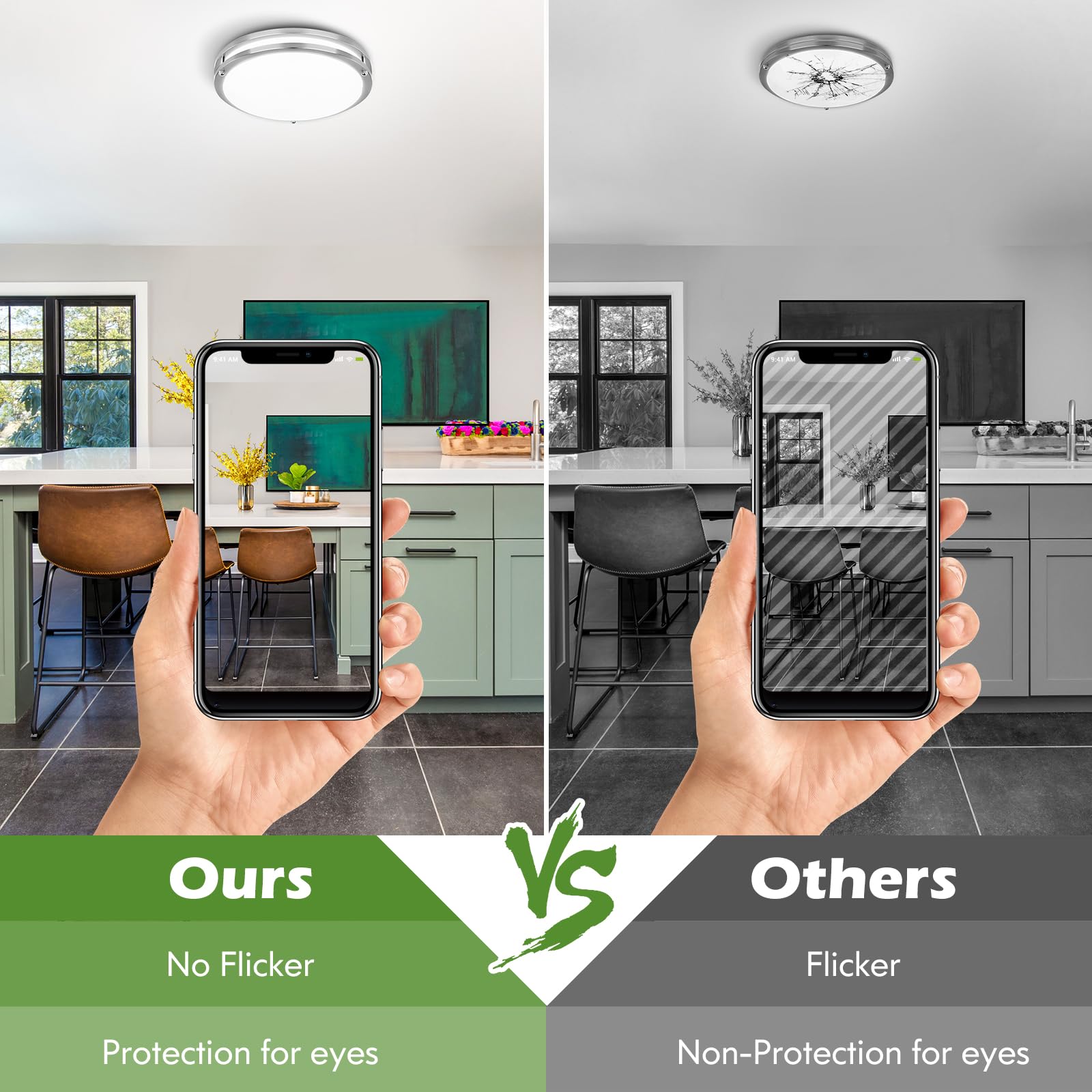 GoBright quick-install design with included mounting hardware.