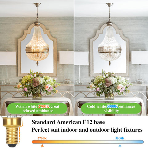 GoBright 2700K soft white glow for cozy living spaces.