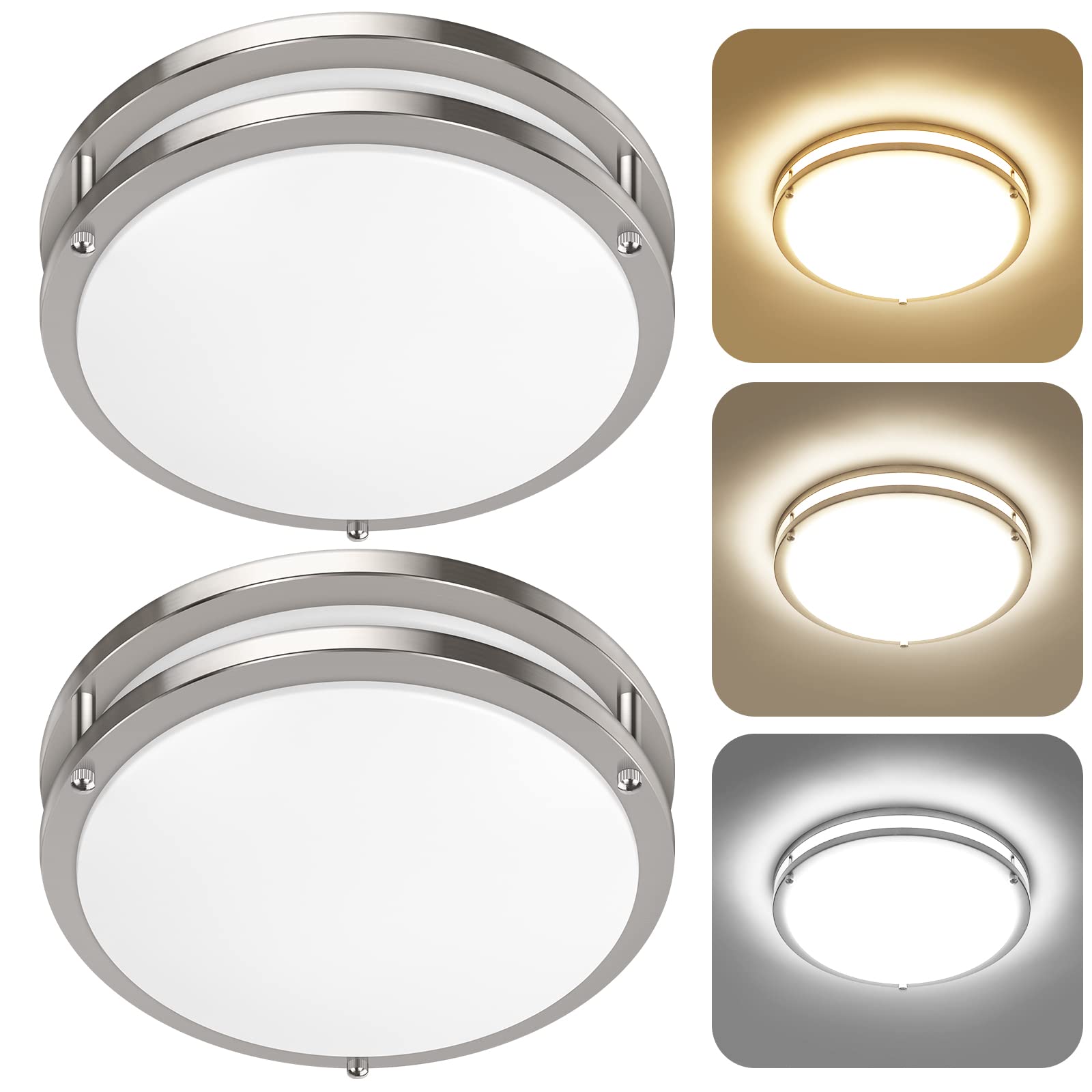 GoBright 2-pack complements modern and vintage-inspired décor.
