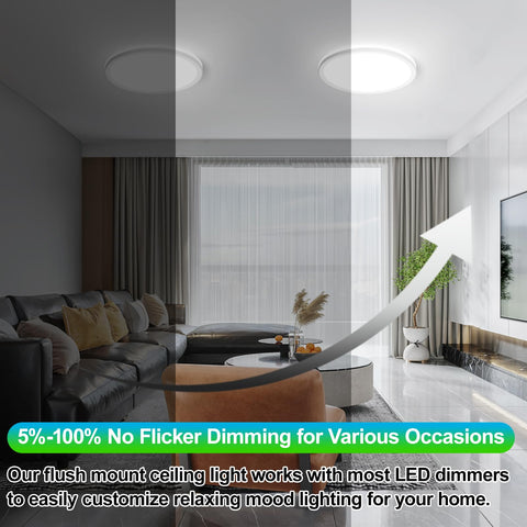 GoBright 3200-lumen, 24W energy-efficient LED panel
