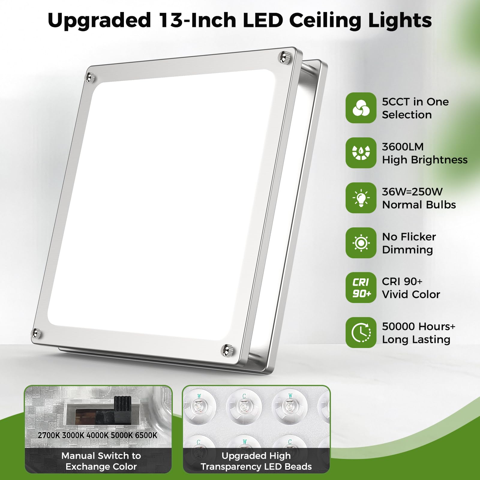 GoBright 2-pack delivers 3600 lumens while reducing energy consumption for home use.