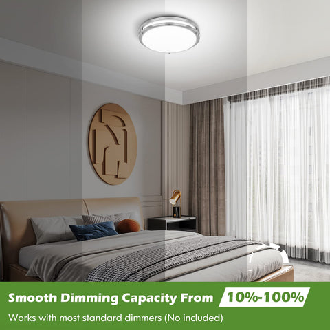 GoBright acrylic diffuser reduces glare while keeping bright, even illumination.