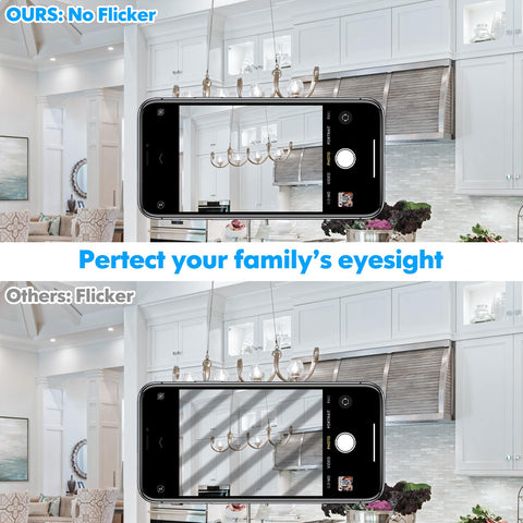 GoBright 320° beam angle delivers wide, even light in living spaces