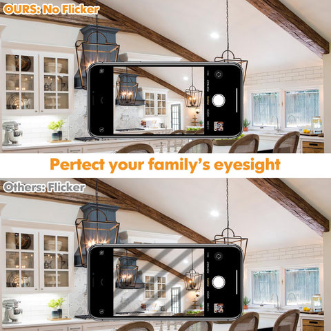 GoBright dimmable LED bulb works from 10% to 100% brightness.