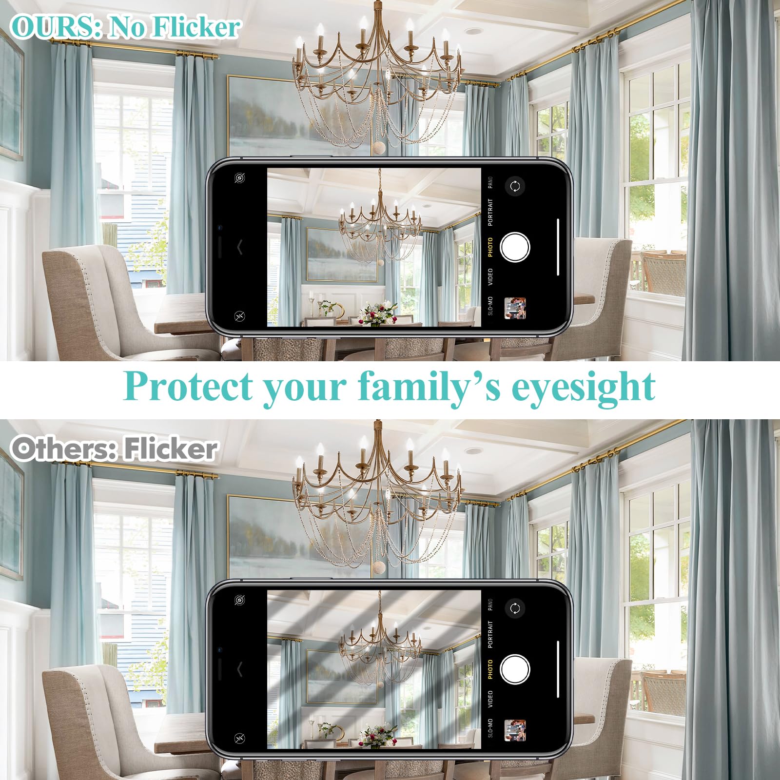 GoBright dimmable LED candle bulb for flexible mood lighting