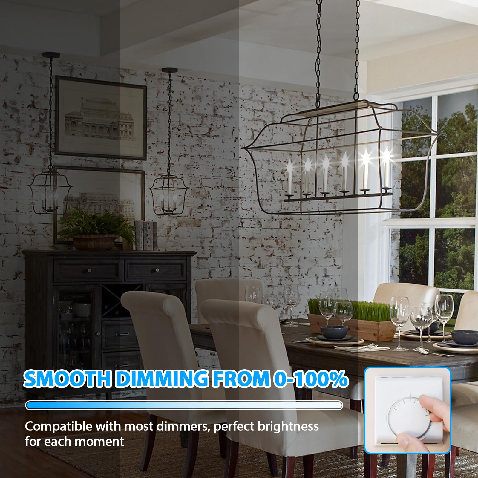 GoBright energy-saving LED bulb reduces replacements with long life