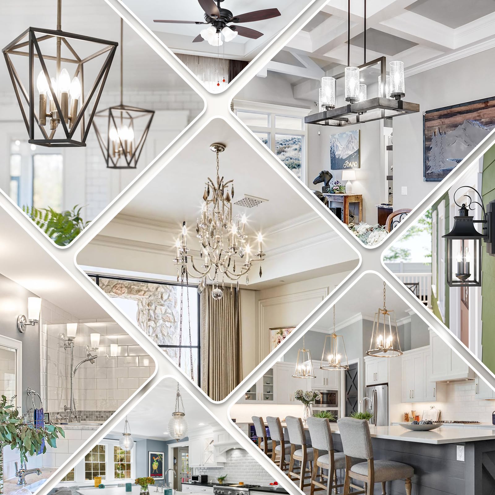 GoBright flicker-free bulb ensures steady light during dinners or readings