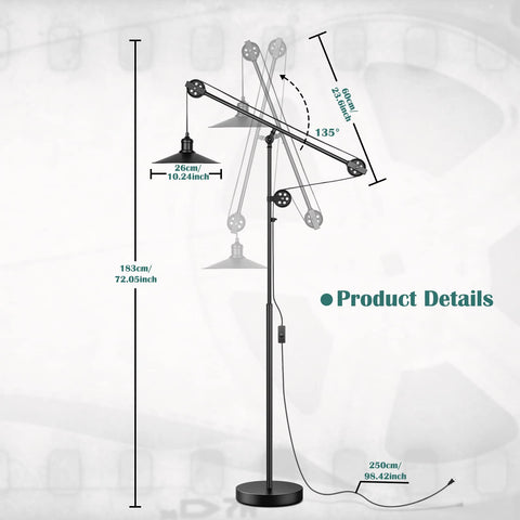 GoBright weighted base ensures stability in busy spaces