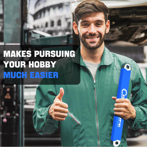 Gocelufe offset extension wrench blue premium gift box included for gifting
