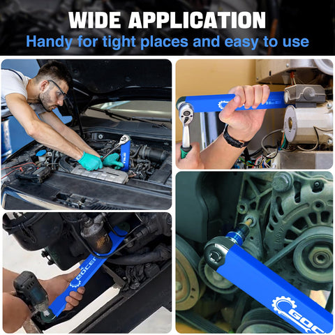 Gocelufe offset extension wrench blue ideal for water pumps and radiator work
