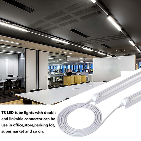 GOCuces 3-pin T5/T8 cable suitable for LED tubes.
