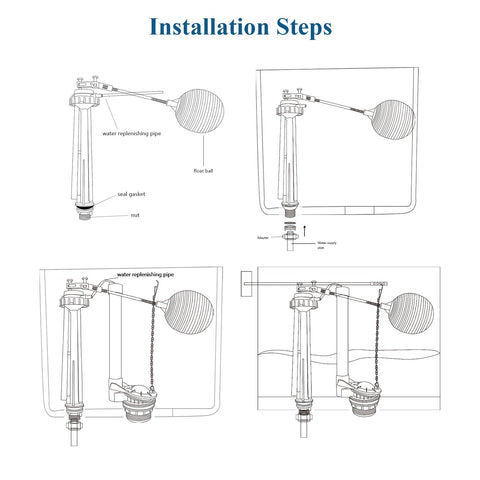 Goddessmoon POM valve body designed for durable toilet valve construction.